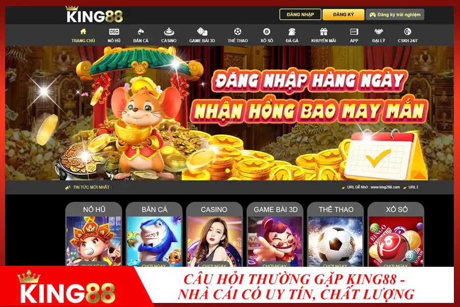 Câu Hỏi Thường Gặp KING88 - nhà cái có uy tín, chất lượng